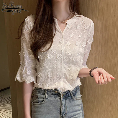 2021 Summer Striped Cotton Linen Long Dress Women Fashion Loose Vestidos Vintage V-neck Half Sleeve Dress for Women Loose
