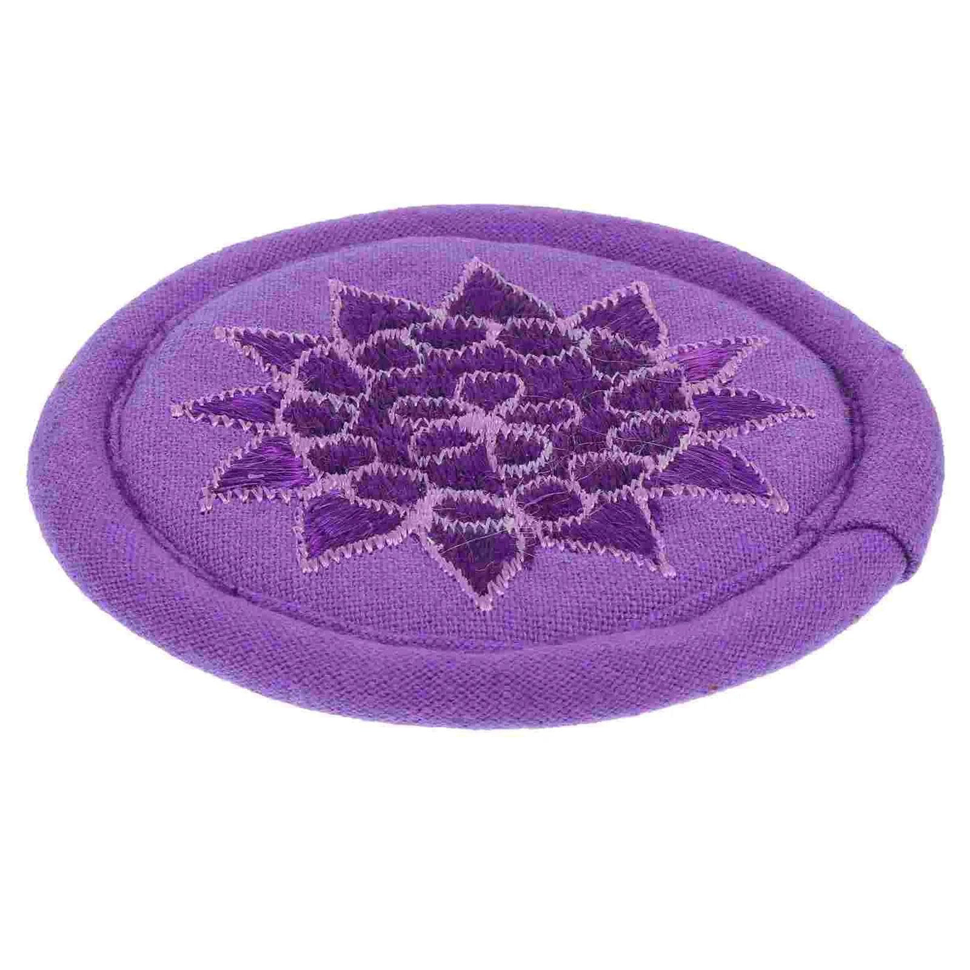1Pc Embroidery Singing Bowl Cushion Tibetan Buddhism Craft Decoration For Hall Sound Bowl Pad Cotton Cloth Mat