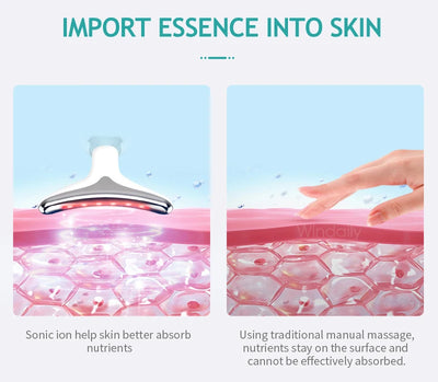 New 3 Colors Neck Face Beauty Device Facial Lifting Machine Skin Tighten Reduce Double Chin Anti Wrinkle Remove Lifting Massager