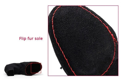 Women Dance Shoes Girls Ballet Jazz Salsa Shoes Soft Sole Low Heels Kids Dancing Slippers Pink Black Red Children Latin Sneakers