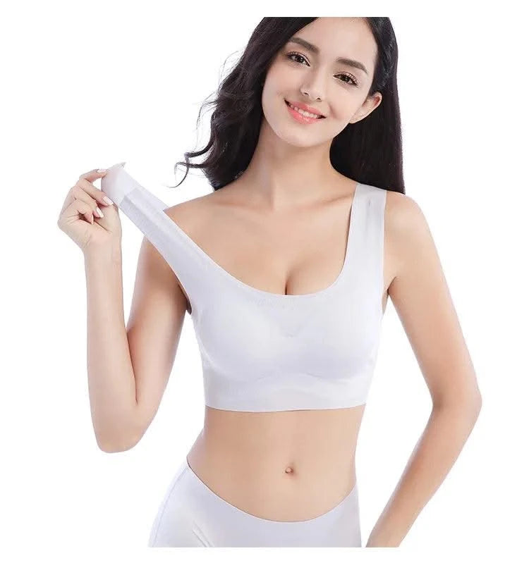 Plus Size Women Bras Bralette Comfortable Invisible Bras Push Up Breathable Brassiere Non Wired