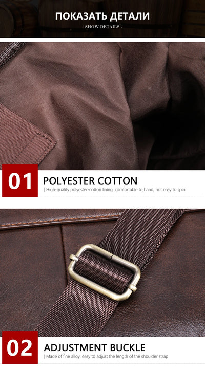 WESTAL Men's Briefcases Men's Bags Genuine Leather Lawyer/Office Bag Laptop Bag Men's Leather Briefcases Bag for Documents