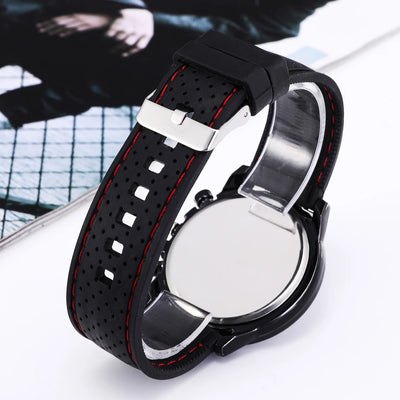 Fashionable casual men's watch high-end men's classic casual watch silicone watch wholesale 066 male Feminino Zegarek Damski