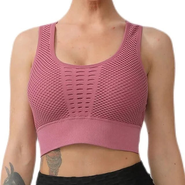 Sports Bras For Women Yoga Bra For fitness Workout Running Shirts Seamless Comfortable Yoga Bras Tank Top  With Removable Pads