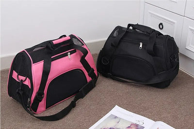 Soft-sided Carriers Portable Pet Bag Pink Dog Carrier Bags Blue Cat Carrier Outgoing Travel Breathable Pets Handbag