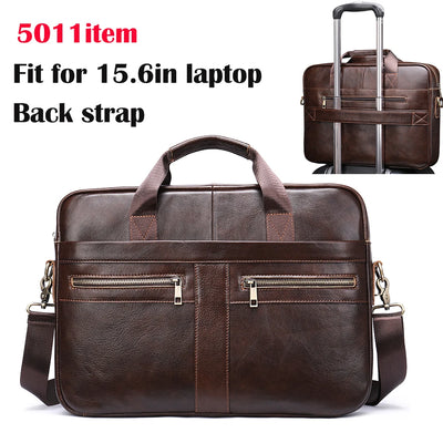 WESTAL Men's Briefcases Men's Bags Genuine Leather Lawyer/Office Bag Laptop Bag Men's Leather Briefcases Bag for Documents