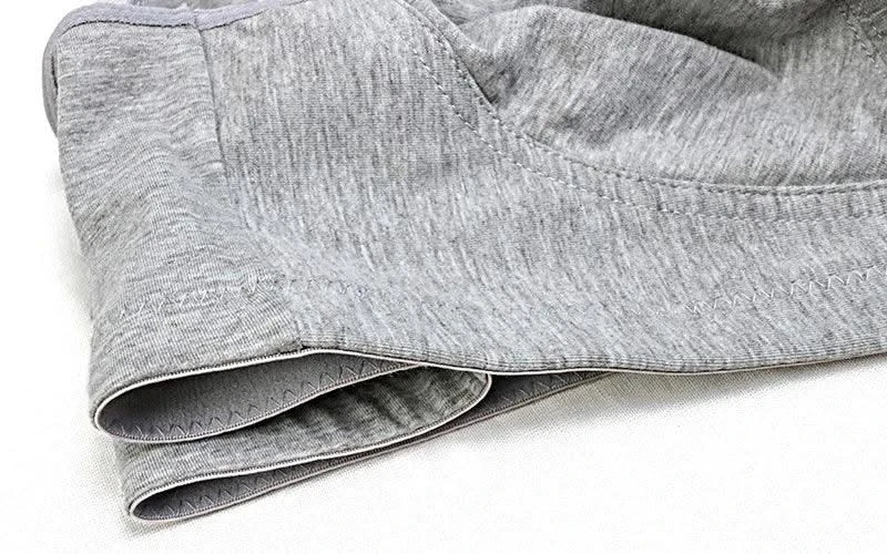 Front Closure Cotton Bras Women Removable Padded Bra Soft Camisole Middle Age Women Everyday Underwear Big Bust 50/115 B C Cup