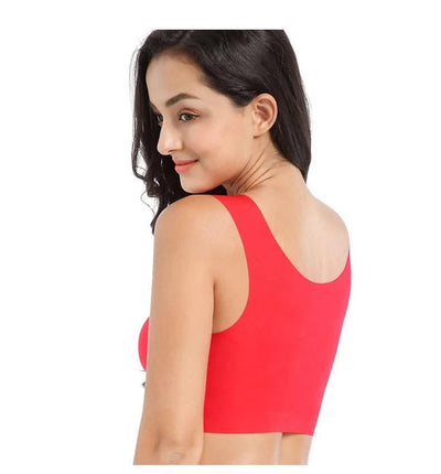 Plus Size Women Bras Bralette Comfortable Invisible Bras Push Up Breathable Brassiere Non Wired