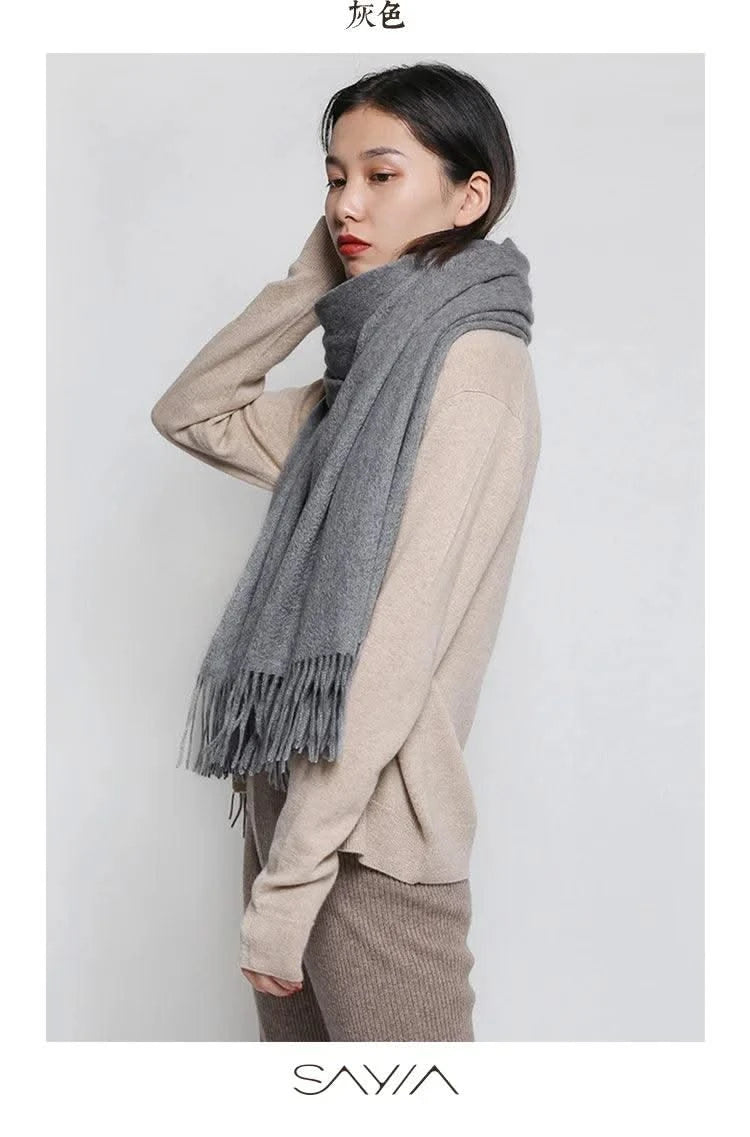 Soft cashmere big Scarf for Women Shawl 200*70 cm  Real pashmina