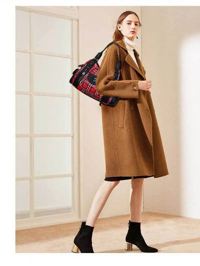 Fashion Women Hand Bag Designers Luxury Handbags Women Plaid Shoulder Bags Female Top-handle Bags Large Purse Hobos