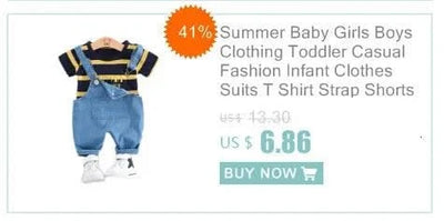 Summer Children Clothing Baby Cute  Girls Casual T-Shirts Bib Shorts 2Pcs/Set Toddler Cartoon Fashion Cotton Infant Clothes Suit