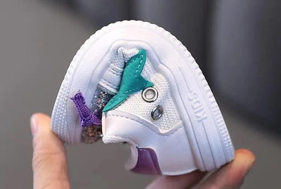 Children's Kids Casual Sports Shoes And Lightweight Comfortable Single Sequins Sneakers Autumn Non-Slip Children Girls Shoe