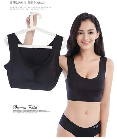 Plus Size Women Bras Bralette Comfortable Invisible Bras Push Up Breathable Brassiere Non Wired