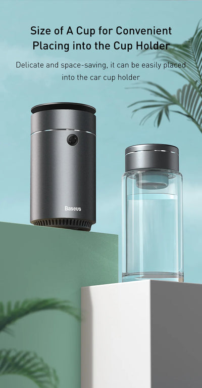 Baseus Car Diffuser Humidifier Auto Air Purifier Aromo Air Freshener with LED Light For Car Aroma Aromatherapy Diffuser