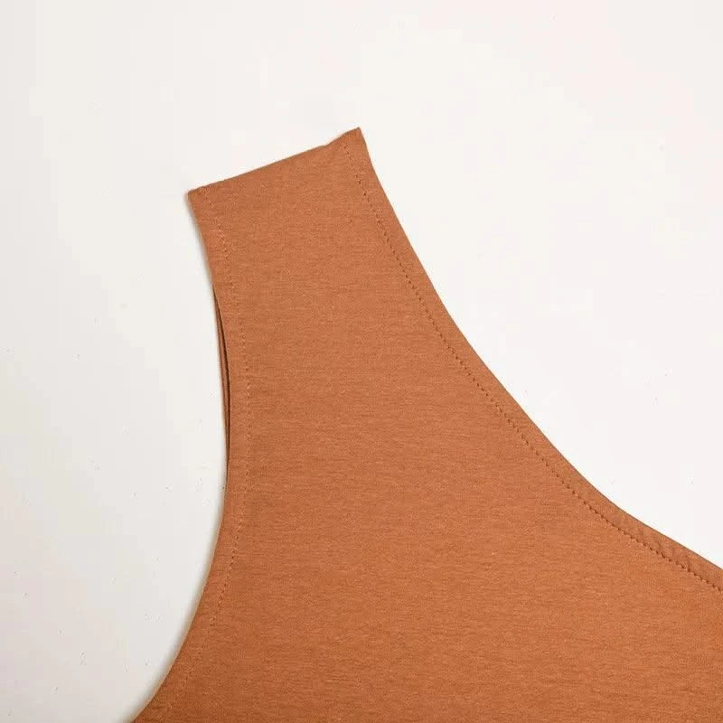 Women Sports Tank Tops Sexy Crop Tops Vest Casual One Shoulder