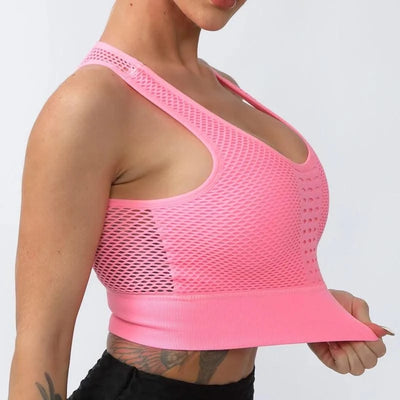 Sports Bras For Women Yoga Bra For fitness Workout Running Shirts Seamless Comfortable Yoga Bras Tank Top  With Removable Pads