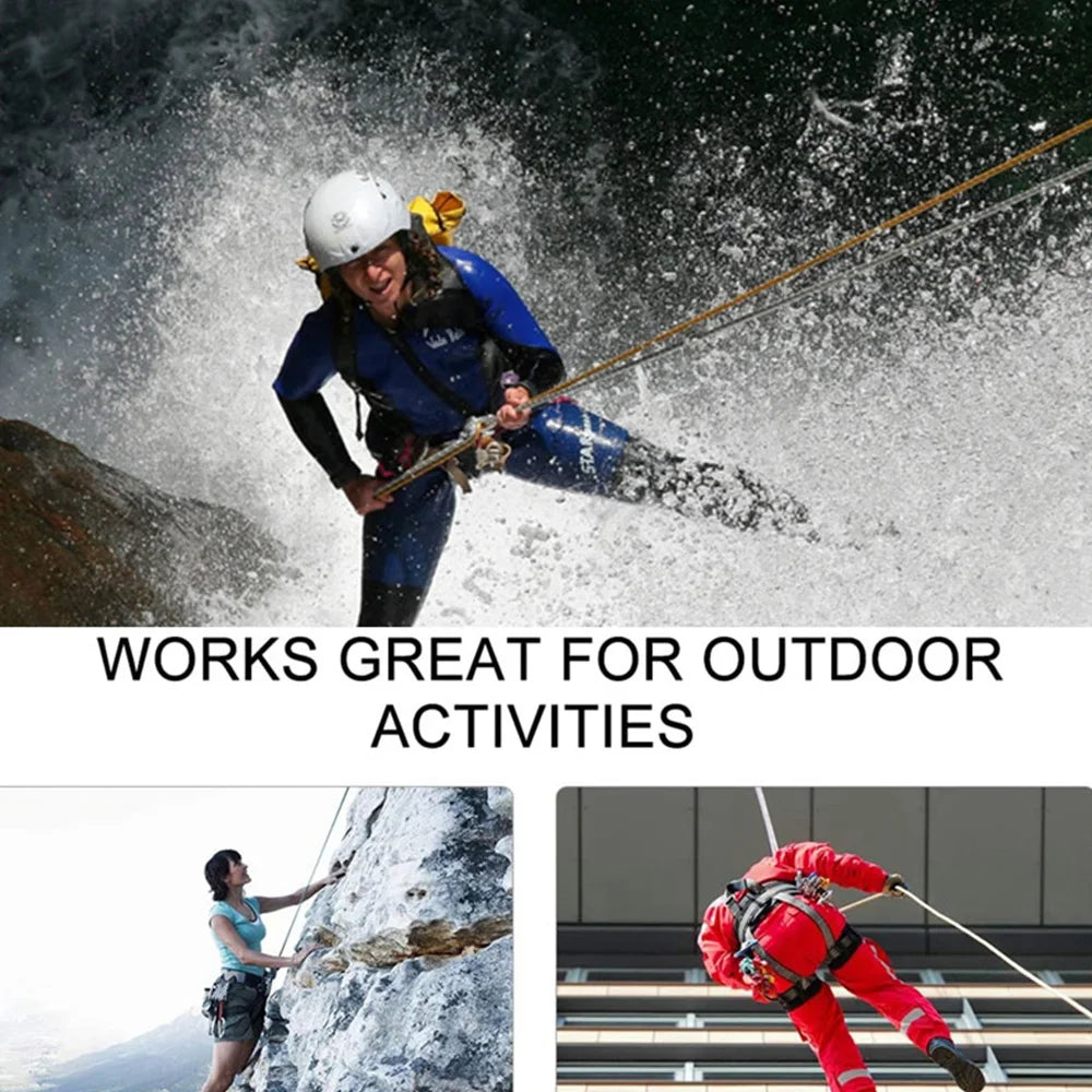 50m Static Climbing Rope 8mm Outdoor Survival Rescue And Safety Cord Climbing Wall Equipment Accessorie Car Tow Rope 10m 20m 30m
