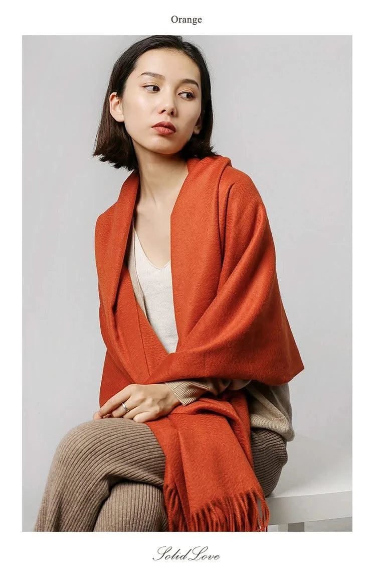 Soft cashmere big Scarf for Women Shawl 200*70 cm  Real pashmina