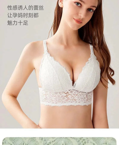 Underwear for pregnant women postpartum breast-feeding bra  lace bra big size nursing bra maternity