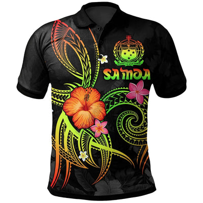 Polynesian Hawaii Polo Shirts Humpback Whale with Tropical Flowers 3D Printed Polo Shirt Men Women Short Sleeve Summer T-shirt