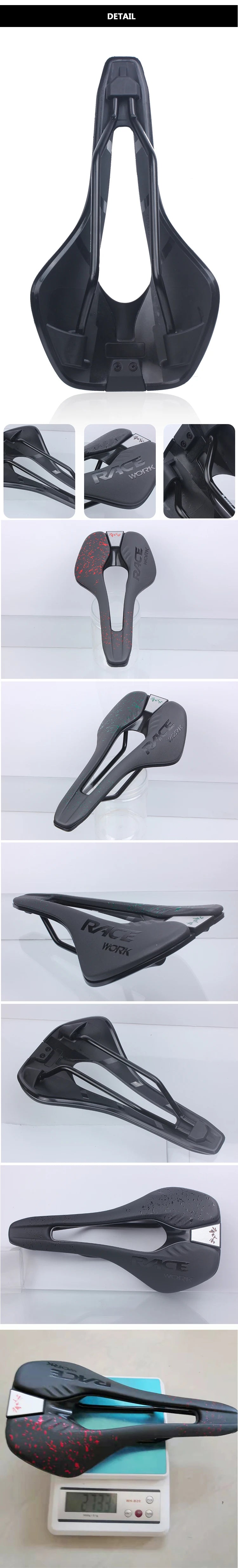 RACEWORK Bicycle Saddle MTB Mountain Road Bike Racing Seat TT Triathlon Ultralight Professional Saddles Cycling Parts