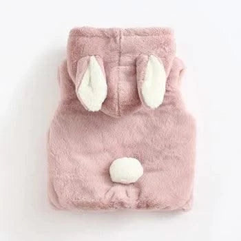 Cute Rabbit Sleeveless Hooded Plush Vest Coat/Jacket  | Spring Autumn Outwear| Baby Girls, Toddler, Infant, Children