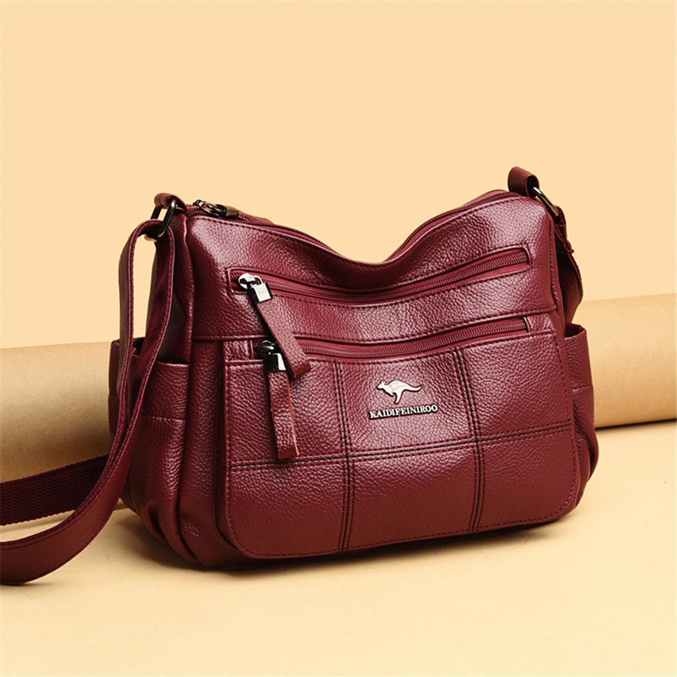 Genuine Brand Leather Sac Luxury Handbags Purse Women Bags Designer Shoulder Crossbody Messenger Bags Female 2021 Waterproof Bag