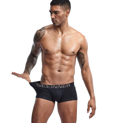 Mens Underwear Seeinner Boxers Shorts Cotton Cuecas Trunks Men's Boxer Homme Boxershorts Men Male Panties Ropa Interior Hombre