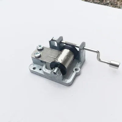 Hand Cranked Music Movement DIY Music Box Decorative Collectibles wooden Music (A Variety Of Music Available)