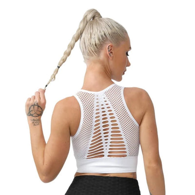 Sports Bras For Women Yoga Bra For fitness Workout Running Shirts Seamless Comfortable Yoga Bras Tank Top  With Removable Pads