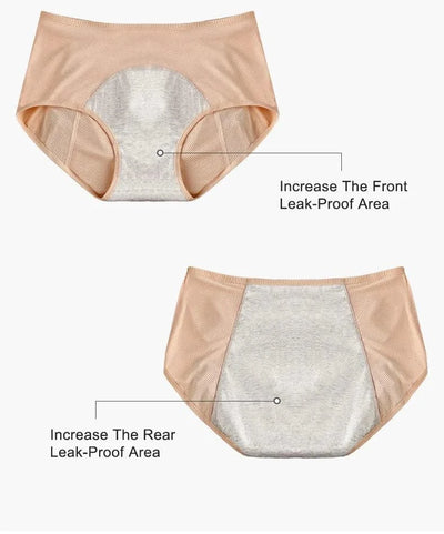 Leak Proof Menstrual Panties of Large Size Cotton Panties Women Sexy Physiological Underwear Plus Size Period Waterproof Briefs