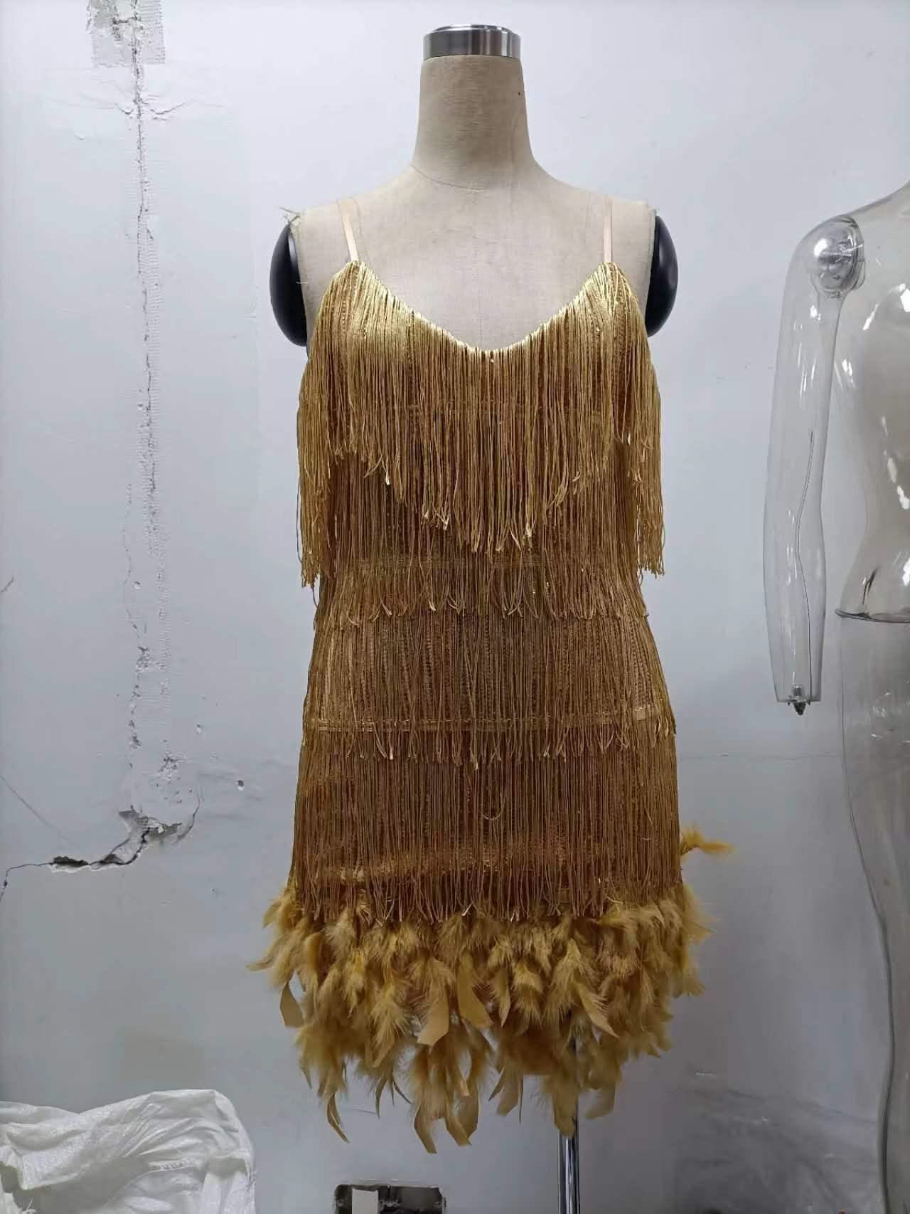2024 Summer Pink Party Dress Evening Luxury Women Clothes Tassel Fringed Sexy Bodycon Dress Club Outfits Vestidos