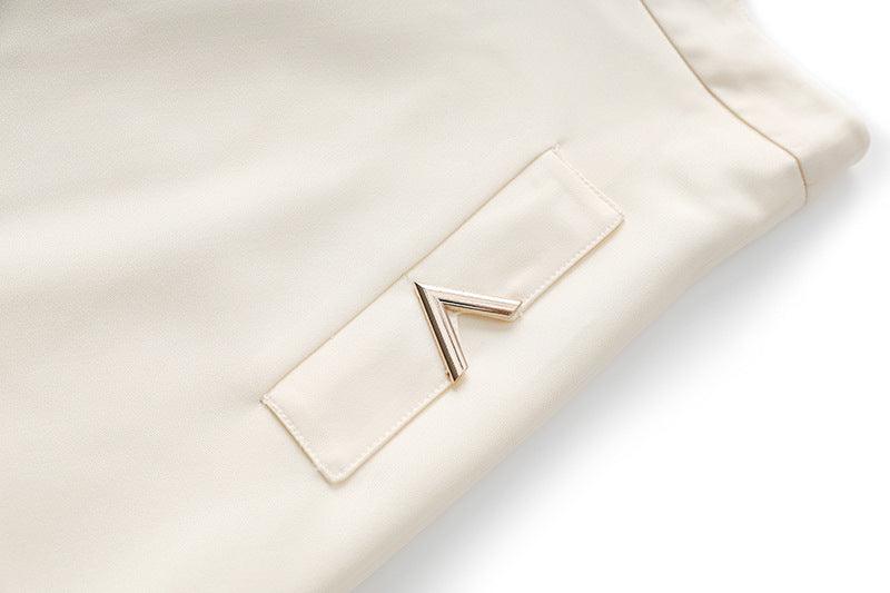 Vintage Elegant Style Lady Solid A-line High Waist Office Casual Wear Women Midi Skirt