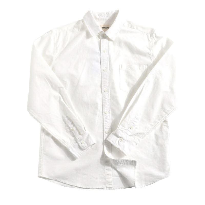Fashion Pure Cotton Oxford Woven Shirts Men - Elanique