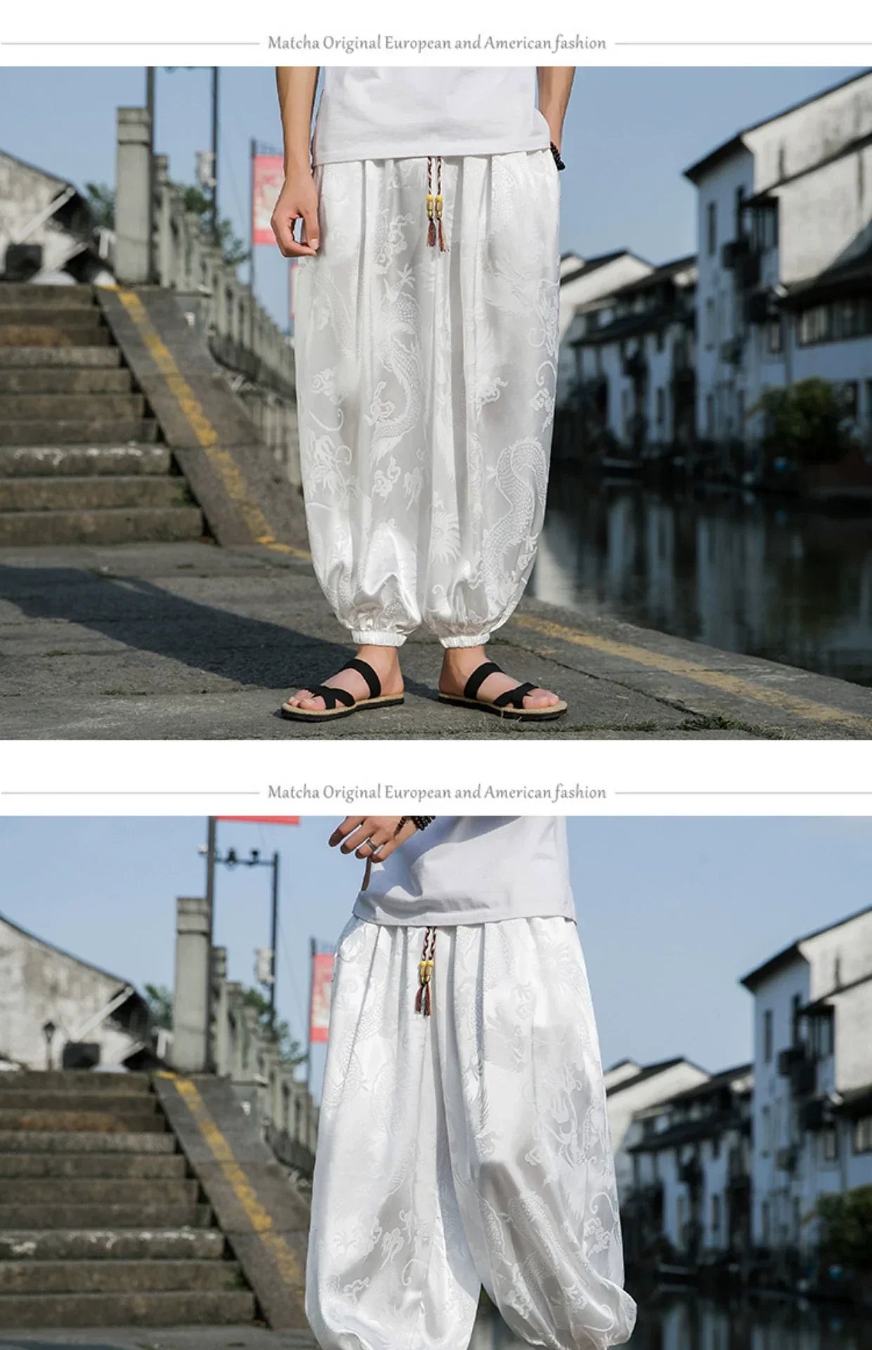 Summer Silk Hippie Gypsy Boho Baggy Pants Harem Pants for Men Women Yoga Pants Aladdin Trousers