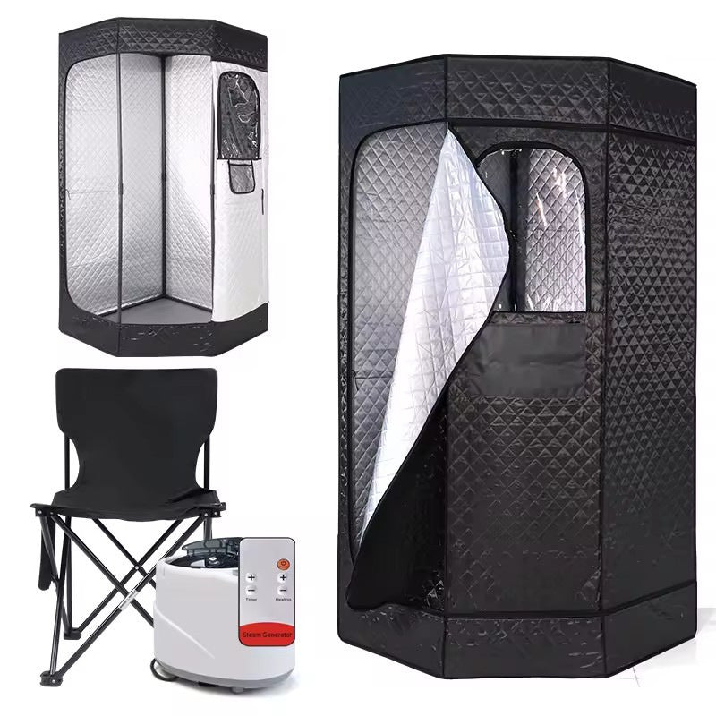 Portable Steam Sauna Tent, Home Sauna Kit, Whole Body, Large Space Spa, Steamer Room, 3L