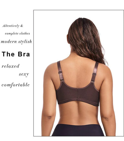Front Closure Minimizer Bra for Womens Lace Floral Unlined Support Mesh Underwire Female Plunge Lingerie M L XL 3XL 4XL 5XL