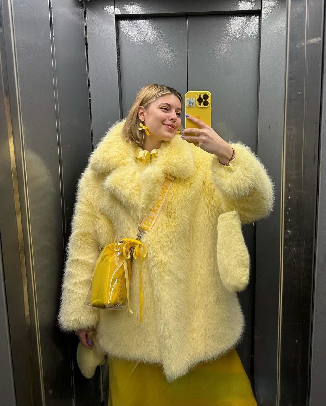 Artificial Fur Thick Warm Coat For Women