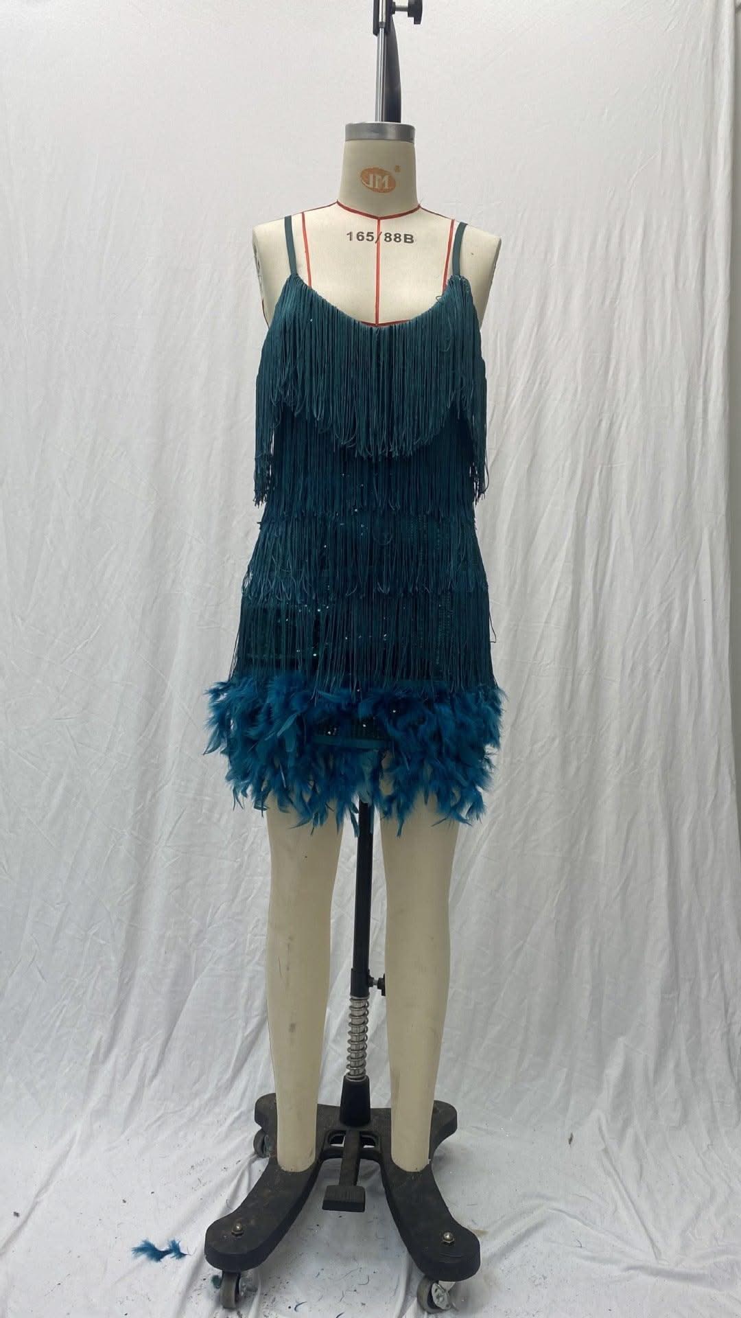 2024 Summer Pink Party Dress Evening Luxury Women Clothes Tassel Fringed Sexy Bodycon Dress Club Outfits Vestidos