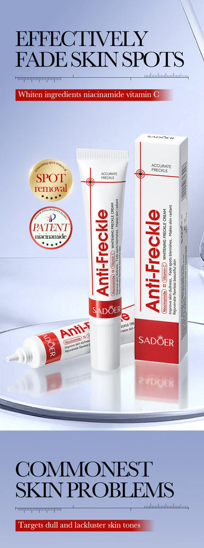 Powerful Whitening Freckles Face Cream Dark Spot Corrector Removal Melasma Fade Melanin Pigmentation Brighten Skin Care Products