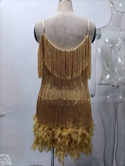 2024 Summer Pink Party Dress Evening Luxury Women Clothes Tassel Fringed Sexy Bodycon Dress Club Outfits Vestidos