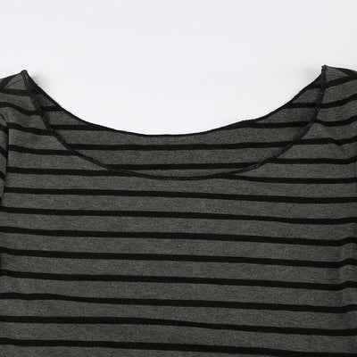 Sexy Slash Neck Knitted Smock Women Vintage Slim Thin Long Sleeve All-match Femme Clothing Aesthetic Streetwear Tops