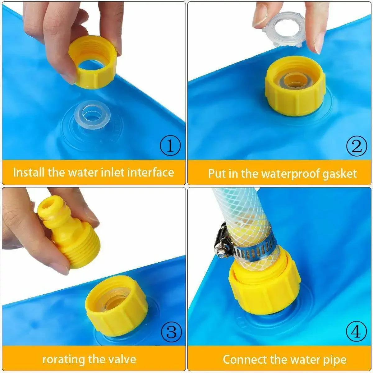 100/170cm Kids Sprinkler Play Pad Mat Outdoor Lawn Beach Letters Inflatable Water Spray Water Games Beach Mat Cushion