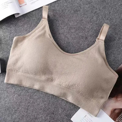 Women Seamless Brassiere Bra Full Cup Breathable Bralette Wire Free Comfort Sleep Bra Running Fitness Top High Quality Sport Top