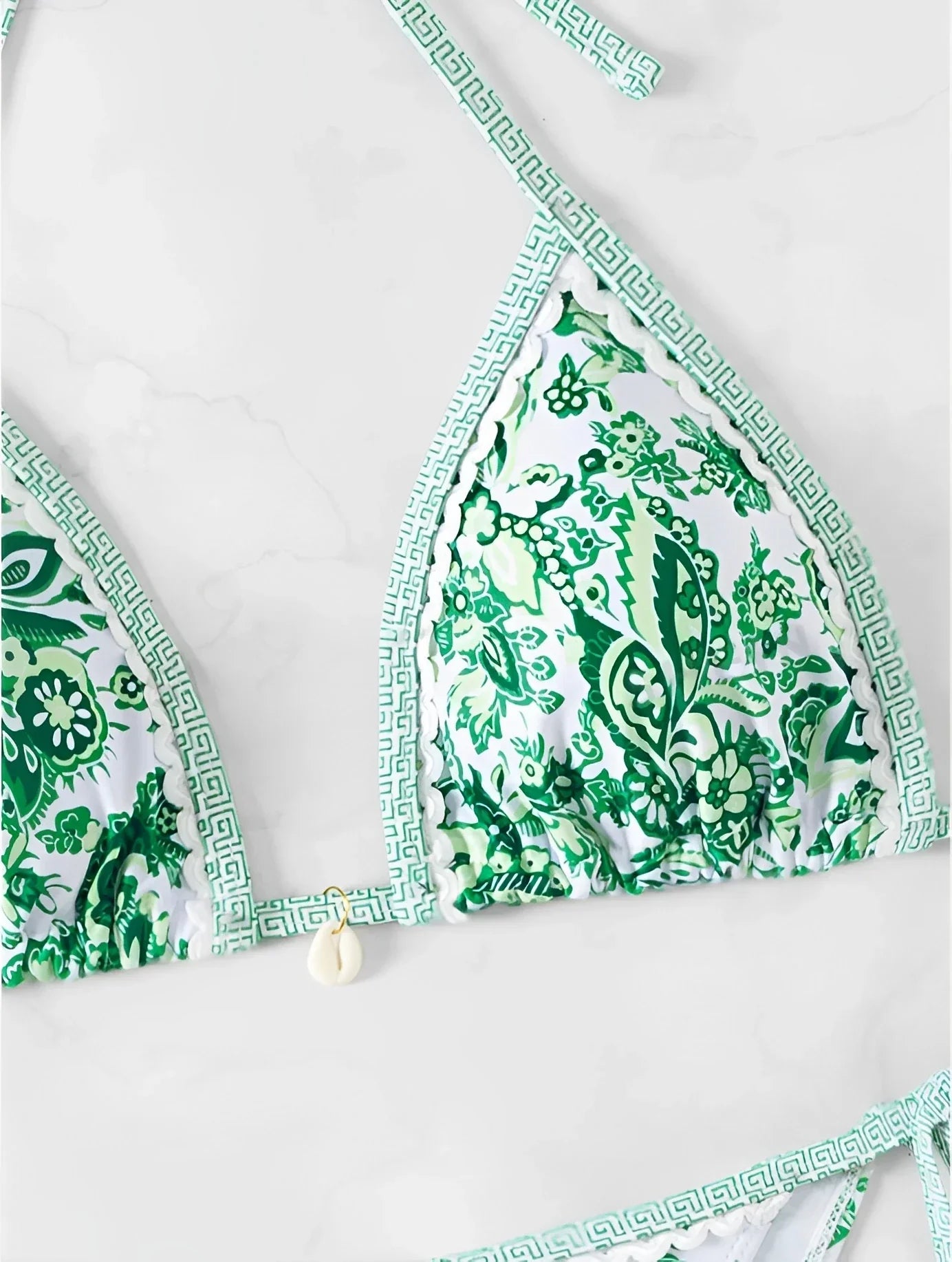 2025 Halter String Triangle Two Piece Bikini Women Swimwear Female Swimsuit Bathers Bathing Swimming Suit Beachwear Summer - Elanique