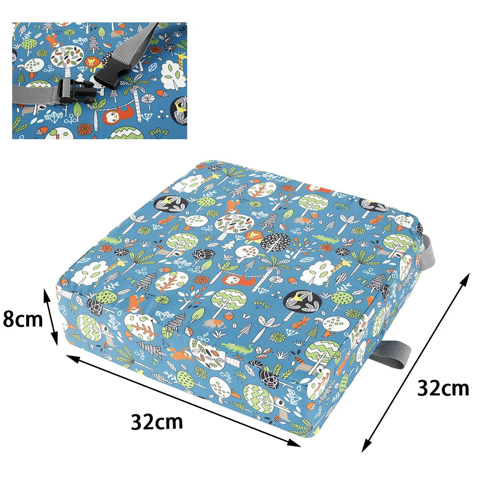 Children Kids Increased Booster Seat Cushion Pad Pillow Baby Dining High Chair Seat Cushions Adjustable Removable Baby Safety