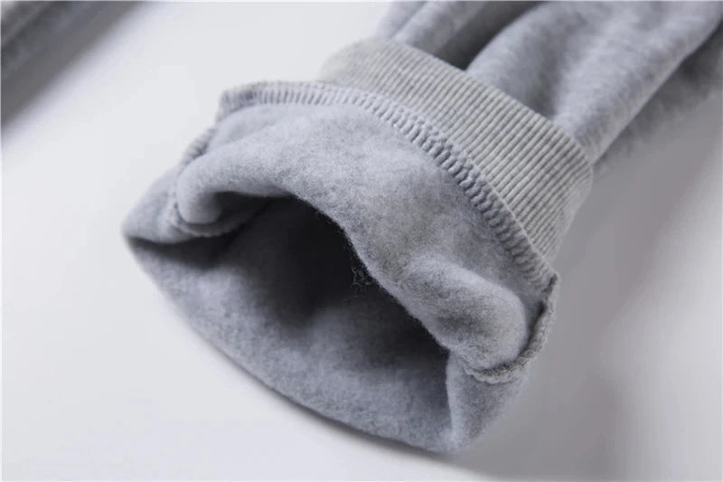 Men's Athletic Trainning Joggers Casual Loose Fit Sweatpants Spring Fall Fleece Lined Pants Elastic Waist Drawstring Trousers