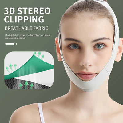 Reusable Face Slimming Bandage V Line Face Shaper Chin Cheek Lift Up Belt Facial Massage Strap Face Lifting Skin Care Tools