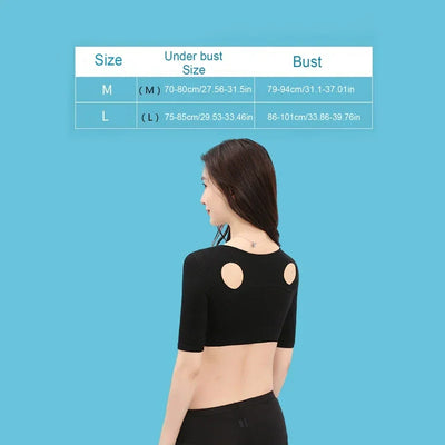 Upper Arm Shaper Women Shoulder Slimmer Compression Shapewear Sleeves Body Shaper Humpback Posture Corrector Back Support Tops