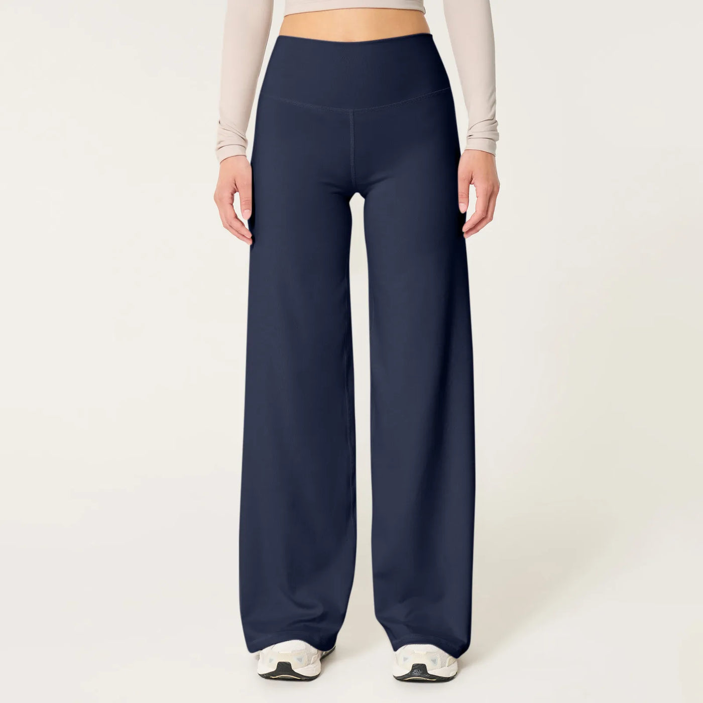 Wide Leg Pants For Women Yoga Pants High Waist Sweatpants With Pockets Stretch Pants Comfy Workout Sports Sweatpants Leggings